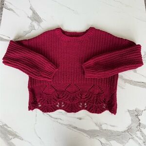Burgundy Sweater!